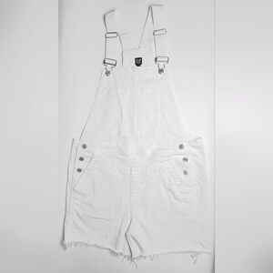 GAP Women's White Denim Overalls